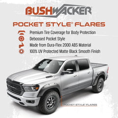 2019+ Ram 1500 DT 2” Bushwacker Pocket Flares