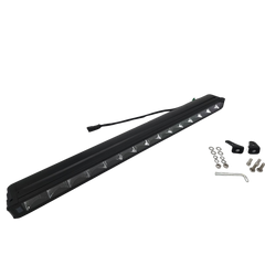 40" Light Bar for Pre Runner Bars, Single Row, Black Lens