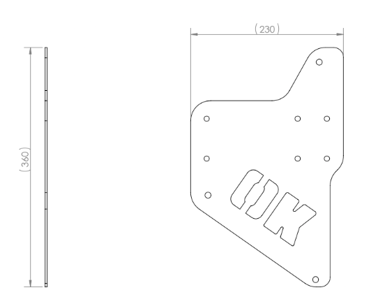 Twin Compressor Mount Bracket