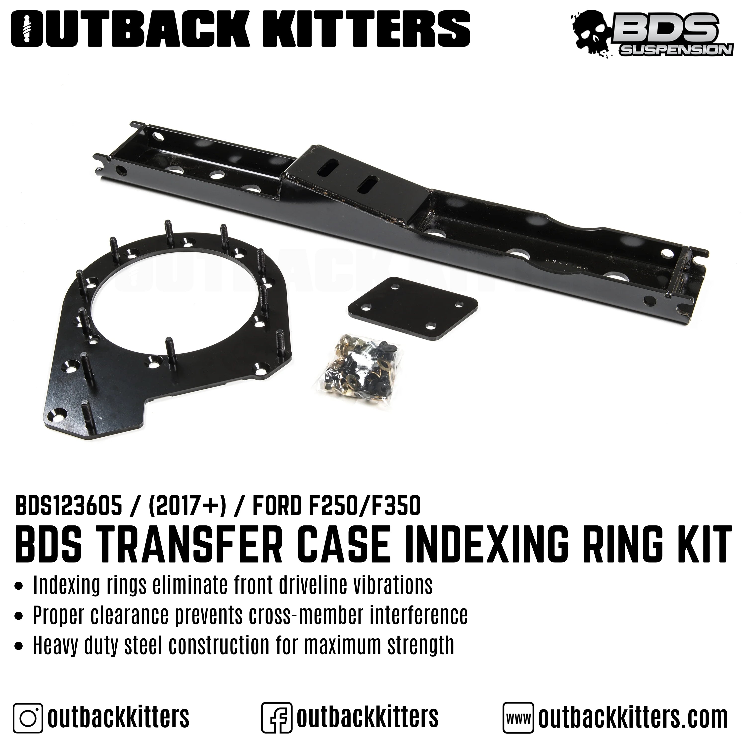 BDS Suspension Transfer Case Indexing Ring Kit for 2017+ Ford F250/F350 - Outback Kitters