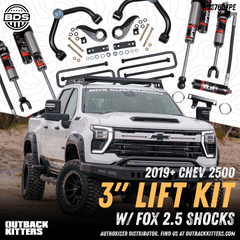 BDS Suspension 3" Lift Kit for 2020+ Chevy Silverado 2500