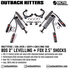 BDS Suspension 2" Levelling Kit for 2019+ Chevy/GMC 1500
