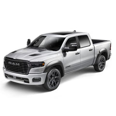 2" Extend-A-Fender Smooth Fender Flares, Black, Front & Rear suits Ram 1500 DT (2025) by Husky Liners