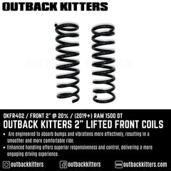 Outback Kitters 2" Lifted Front Coils for 2019+ RAM 1500 DT - Outback Kitters