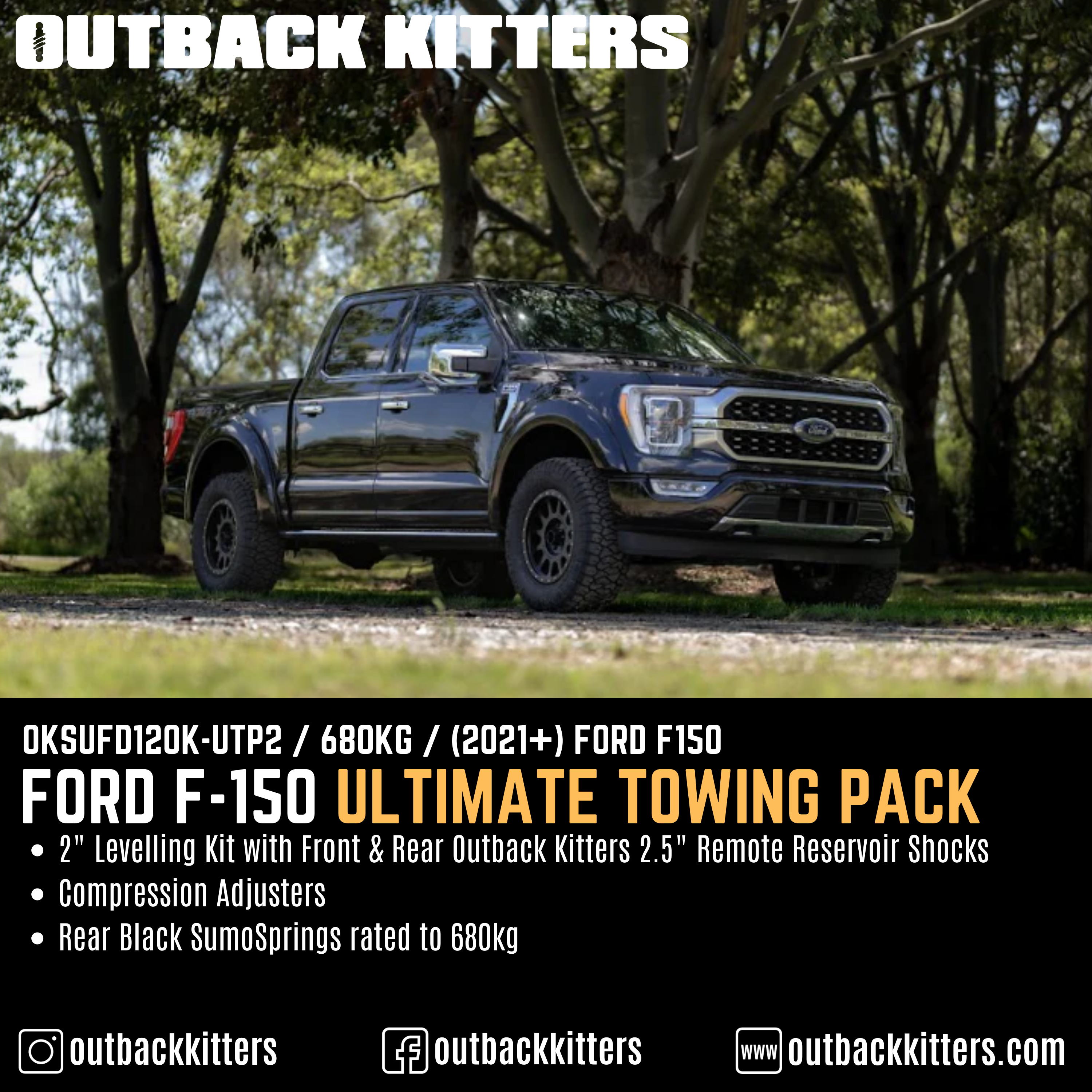 2020+ Ford F150 Ultimate Towing Pack - Outback Kitters