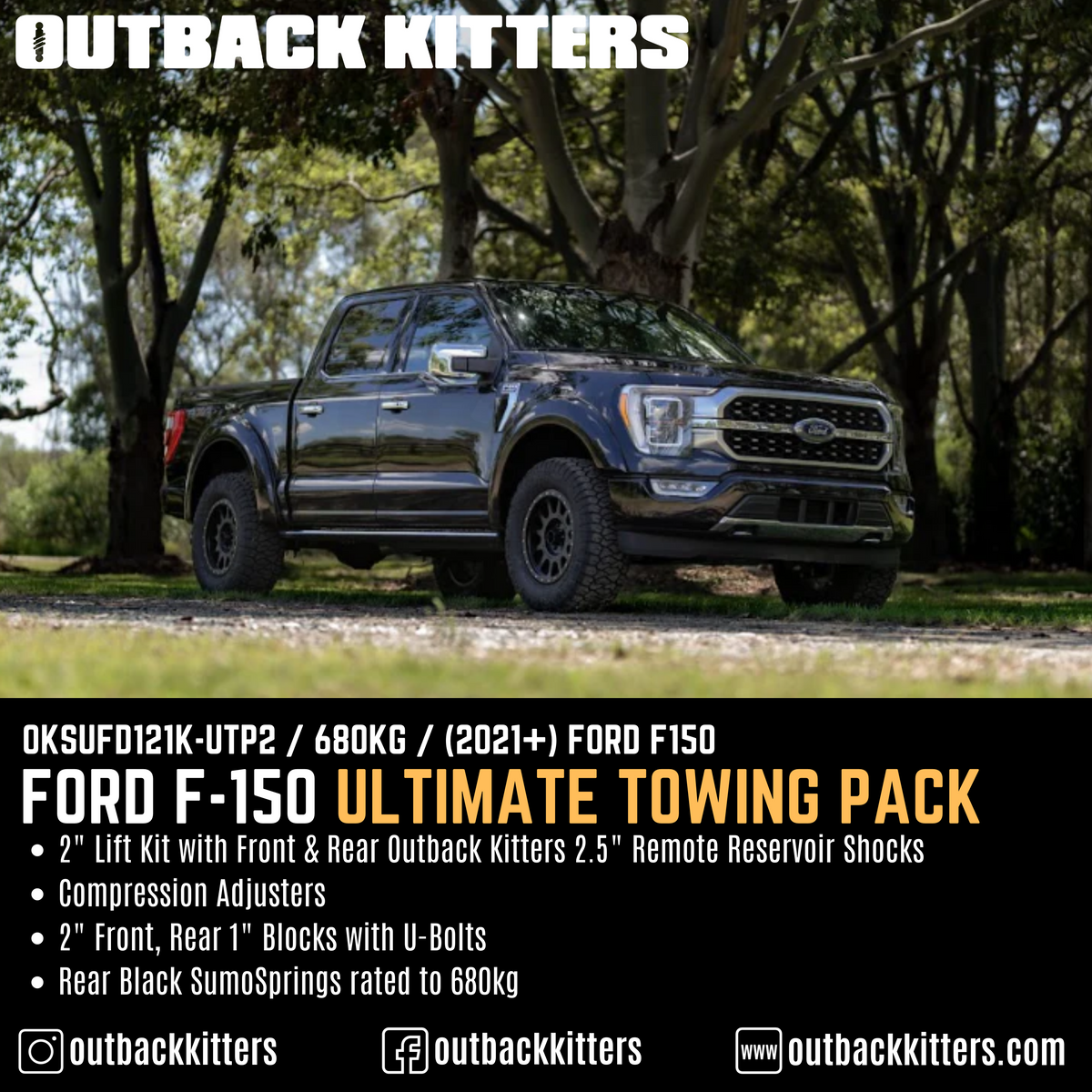 2020+ Ford F150 Ultimate Towing Pack - Outback Kitters