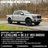 Outback Kitters 3" Levelling Kit for 2021+ Ford F150 - Outback Kitters