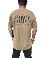 Outback Kitters "Hero" Taupe Tee_back