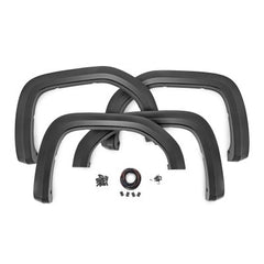 1" Smooth Fender Flares w/ Side Marker Lamps suits GMC 1500 (2019-2025) by Rough Country