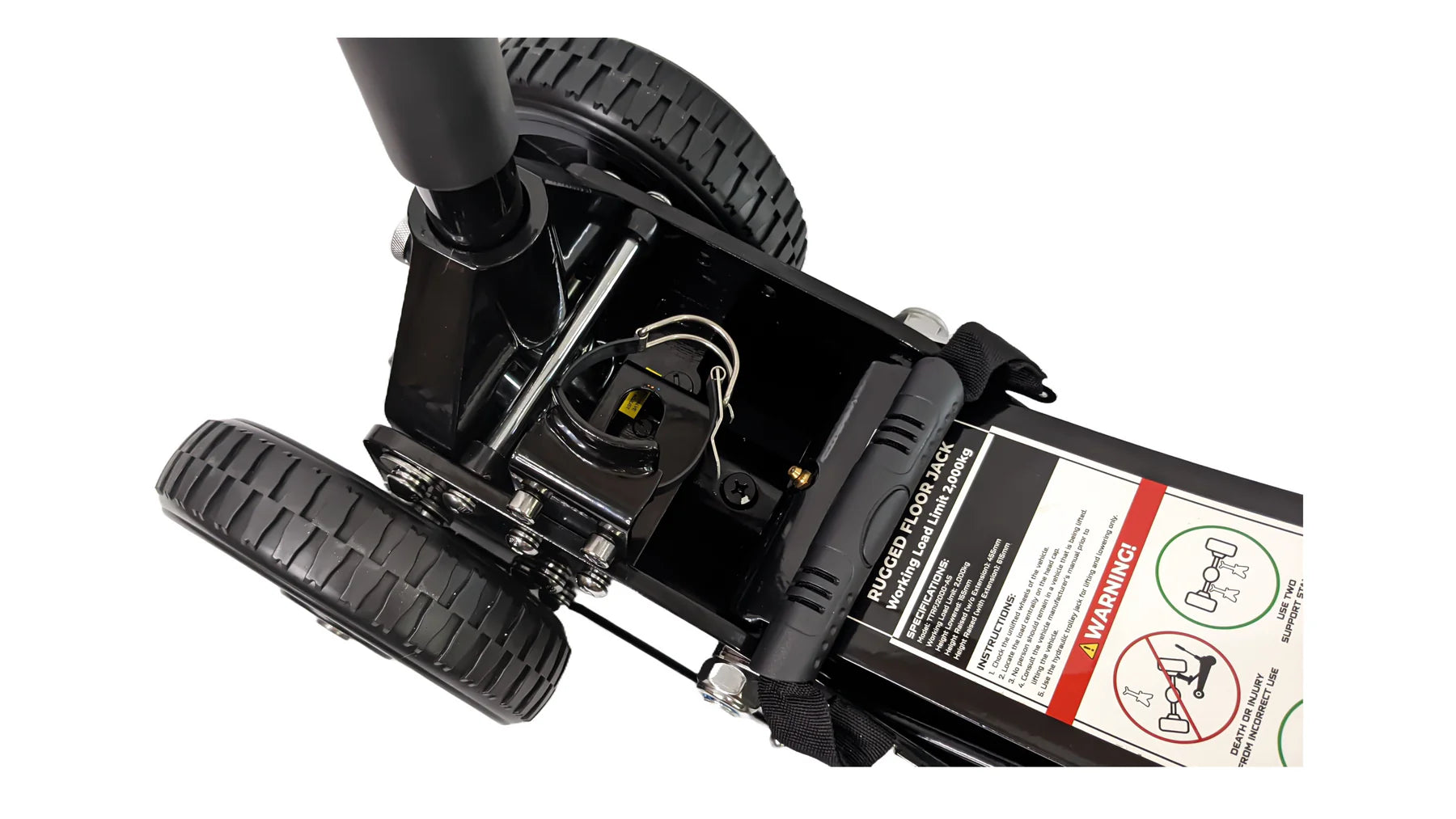Titan Terrain 2 Tonne Hi Lift Hydraulic Trolley Jack - Outback Kitters