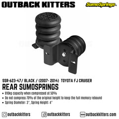 Rear SumoSprings to suit Toyota Landcruiser 100/150 Series / FJ Cruiser - Outback Kitters