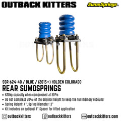 Rear SumoSprings to suit 2015+ Holden Colorado - Outback Kitters