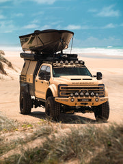 FORD F-350 / F-450 / F-550 PRE RUNNER BAR – BUCKSTOP FLARE COMPATIBLE (SUPER SINGLE READY)