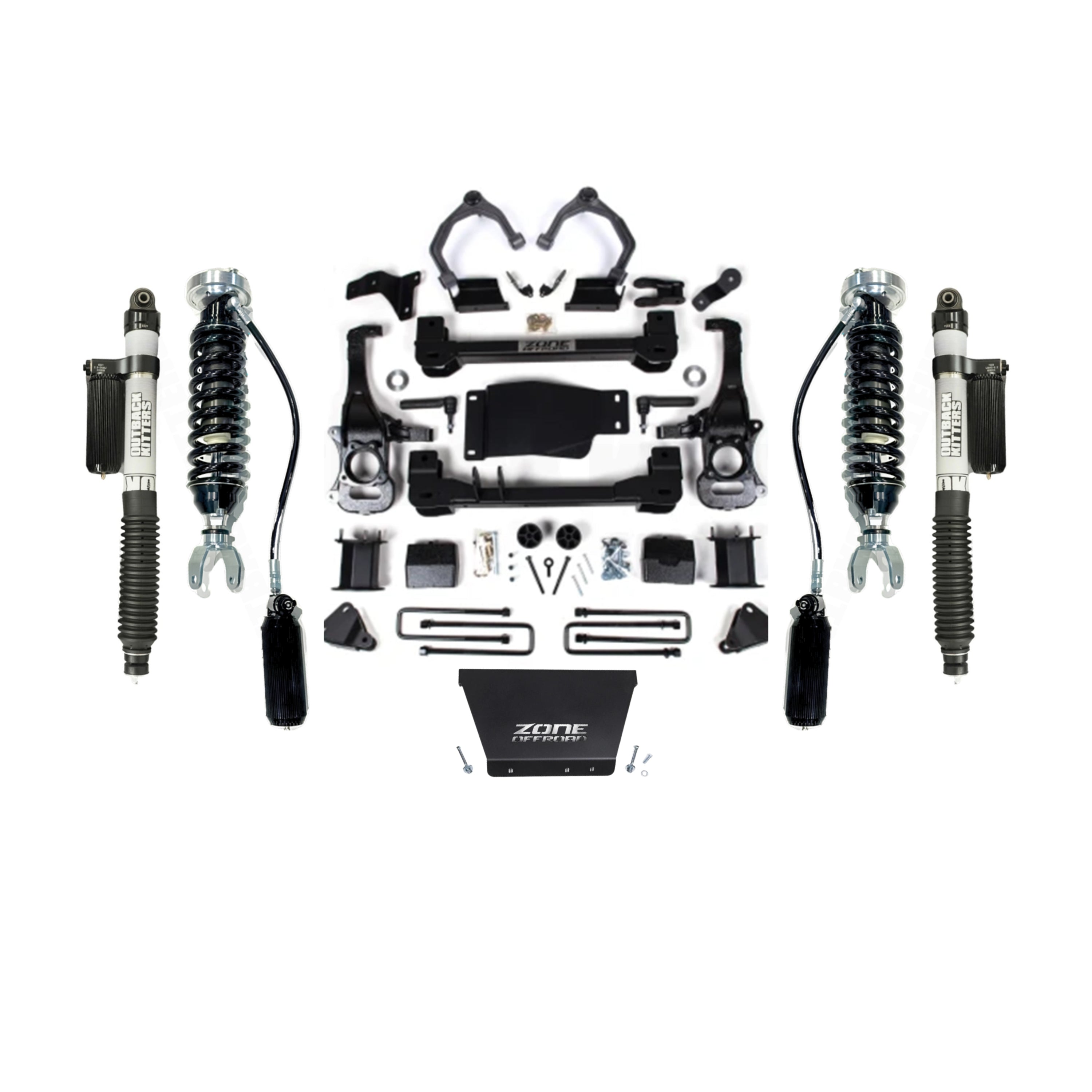 OK with Zone Offroad  4” Lift Kit for 2019+ Chev/GMC 1500 - Outback Kitters