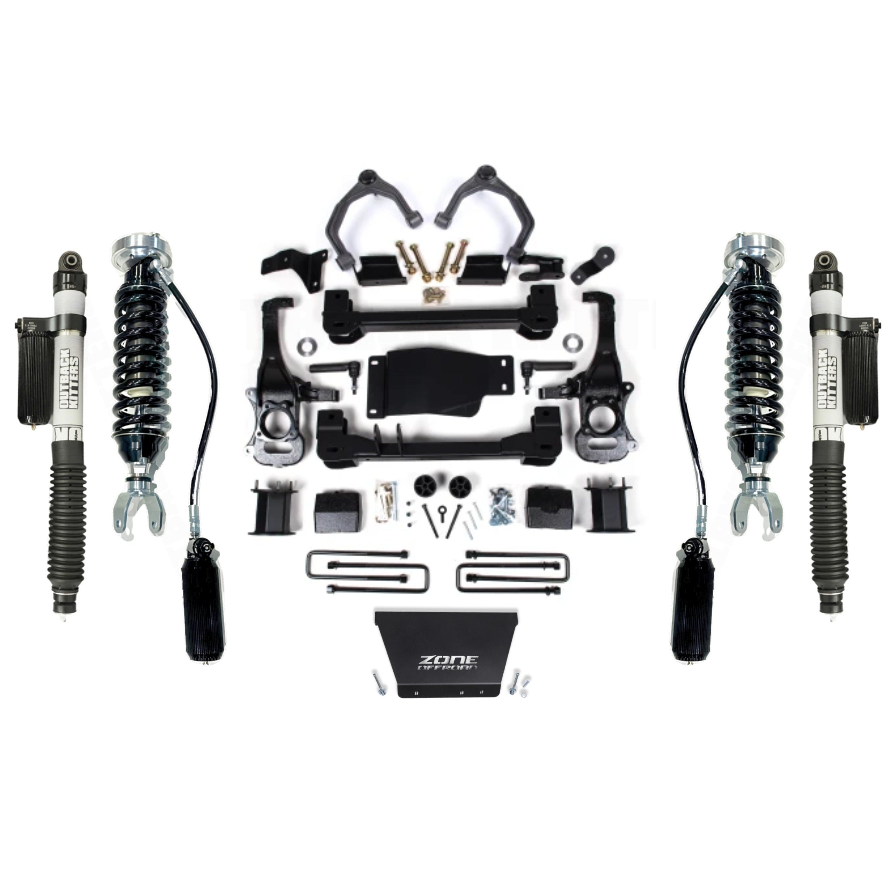 OK with Zone Offroad 6” Lift Kit for 2019+ Chev/GMC 1500 - Outback Kitters