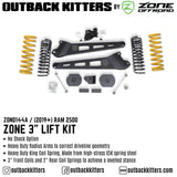 OK by Zone Offroad 3" Lift Kit for 2019+ Ram 2500 - Outback Kitters