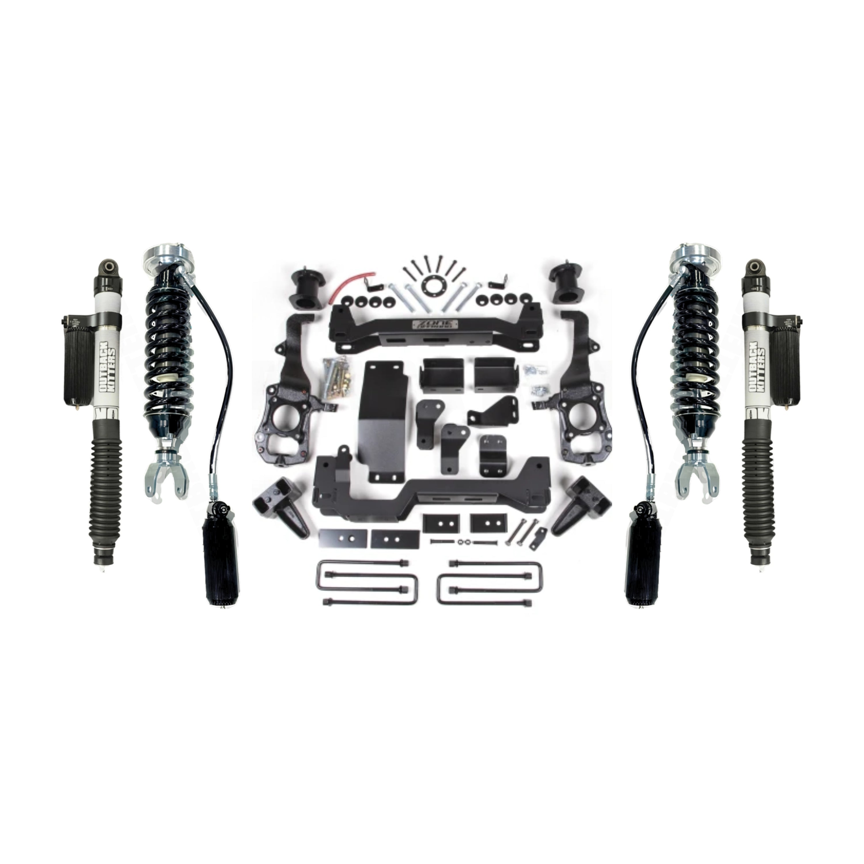 OK with Zone Offroad 6" Levelling Kit for 2021+ Ford F150 - Outback Kitters