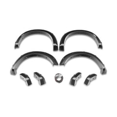 1.5" Pocket Style Fender Flares, Black, Front & Rear suits Ram 1500 DT (2019-2025) by Husky Liners