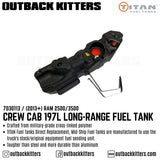 Ram 2500/3500 Crew Cab 197L Long Range Fuel Tank - Outback Kitters