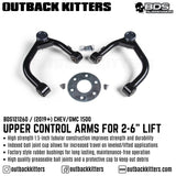 BDS Suspension Upper Control Arms for Chev 1500 (2019+) - Outback Kitters