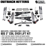 BDS Suspension 3" Coilover Lift Kit for 2020+ Ford F250 - Outback Kitters