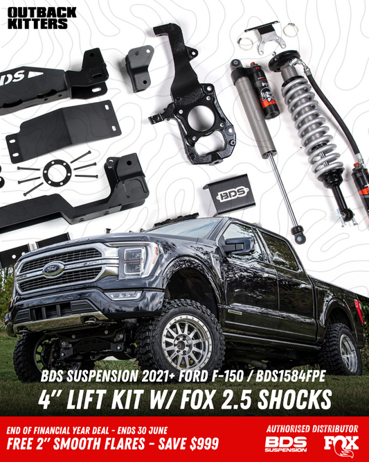 BDS Suspension 4” Lift Kit for 2021+ Ford F150 (EOFY)