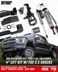 BDS Suspension 4” Lift Kit for 2021+ Ford F150 (EOFY)
