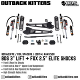 BDS Suspension 3" Lift Kit for 2019+ Ram 2500 - Outback Kitters
