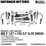 BDS Suspension 3" Lift Kit for 2019+ Ram 3500