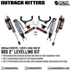 BDS Suspension 2" Levelling Kit for Ram 1500 DT - Outback Kitters