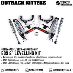 BDS Suspension 2" Levelling Kit for Ram 1500 DT - Outback Kitters