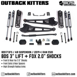 BDS Suspension 3" Lift Kit for 2019+ Ram 2500