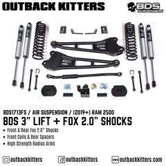 BDS Suspension 3" Lift Kit for 2019+ Ram 2500 - Outback Kitters