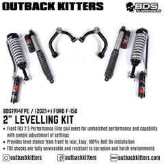 BDS Suspension 2" Levelling Kit for Ford F150 (2021+) - Outback Kitters