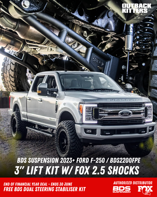 BDS Suspension 3" Lift Kit with Radium Arms for Ford F250 (2023+)