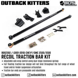 2001-2010 Chevy/GMC 2500/3500 HD Recoil Traction Bar Kit - Outback Kitters