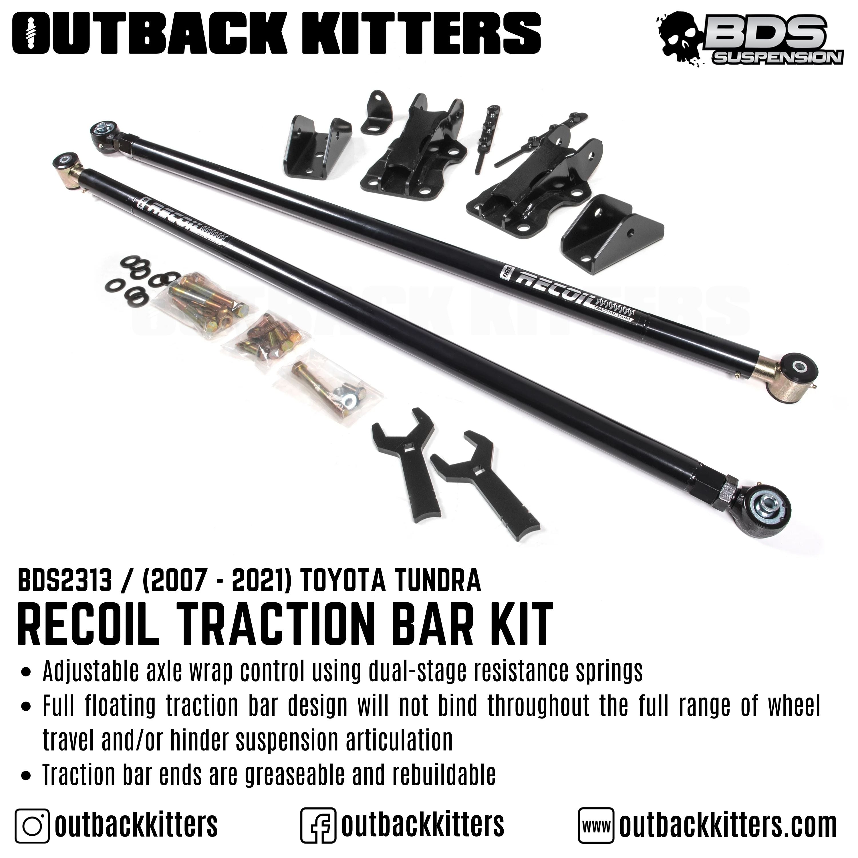 2007-2021 Toyota Tundra Recoil Traction Bar Kit - Outback Kitters