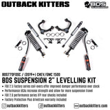 BDS Suspension 2" Levelling Kit for 2019+ Chevy/GMC 1500 - Outback Kitters