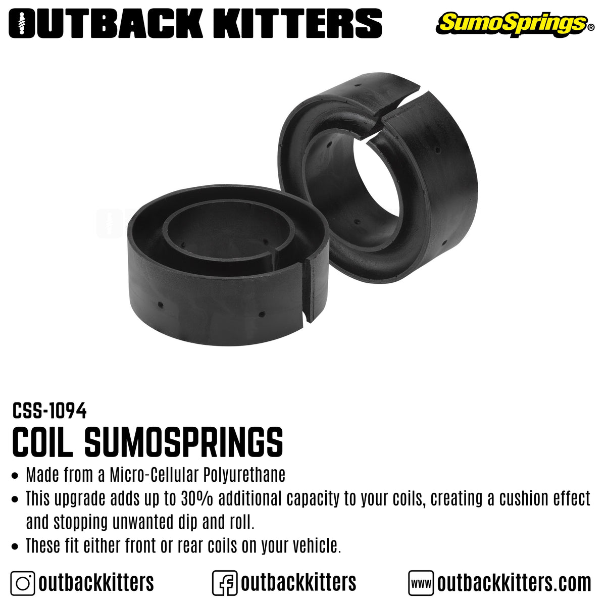 CSS-1094 Coil SumoSprings - Outback Kitters