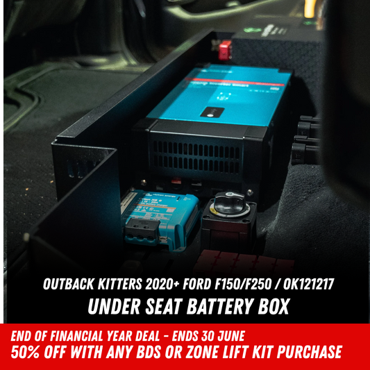 2020+ Ford F150/ F250 Under Seat Battery Box