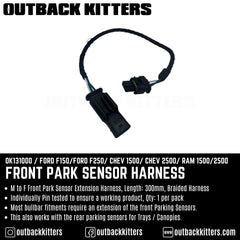 Front Park Sensor Harness - Ford F150/Ford F250/ Chev 1500/ Chev 2500/ Ram 1500/2500 - Outback Kitters