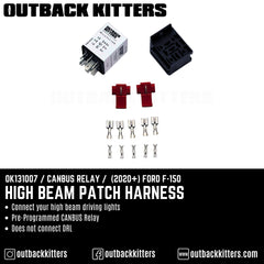 2020+ Ford F150 Indicator Patch Harness CANBUS Relay - Outback Kitters