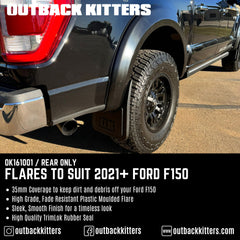 Outback Kitters Flares to suit 2021+ Ford F150 - Outback Kitters