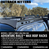 2020+ Ford F250/350/450 Adventure Rails™ MAX Roof Racks