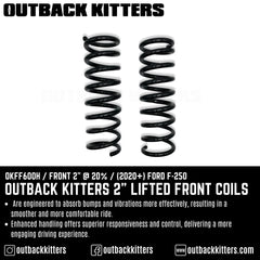 Outback Kitters 2" Lifted Front Coils for 2020+ Ford F-250 - Outback Kitters