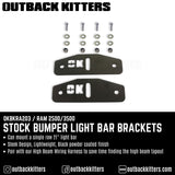 Ram 2500/3500 Stock Bumper Light Bar Brackets - Outback Kitters