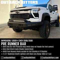 Outback Kitters Silverado 2500 (2020-2024+) Pre Runner Bar - Outback Kitters