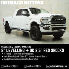 Outback Kitters 2" Lift Kit for 2013+ Ram 3500 - Outback Kitters