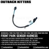Front Park Sensor Harness - Ford F150/Ford F250/ Chev 1500/ Chev 2500/ Ram 1500/2500 - Outback Kitters