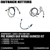 Pre Runner Bar Wiring Harness Kit for (2020+) CHEV/GMC 2500